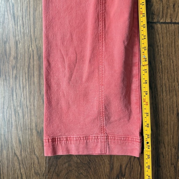 Pilcro Women's 27 Wide Leg Cropped Pants High Rise Stretch Boho Spring - Picture 12 of 14